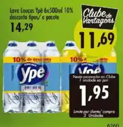 Confiança Supermercados Lava Louças Ype oferta