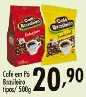 Confiança Supermercados Café em Pó Brasileiro oferta