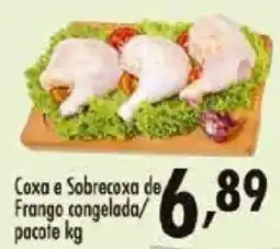 Confiança Supermercados Coxa e sobrecoxa de frango congelada oferta