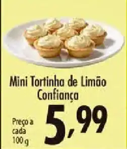 Confiança Supermercados Mini Tortinha de Limão Confiança oferta