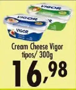 Confiança Supermercados Cream Cheese Vigor tipos oferta