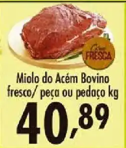 Confiança Supermercados Miolo do Acém Bovino oferta