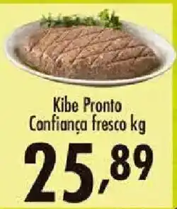 Confiança Supermercados Kibe Pronto Confiança fresco kg oferta