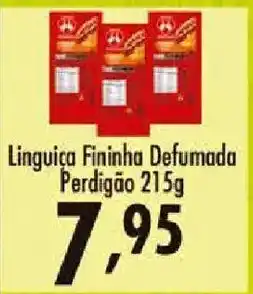 Confiança Supermercados Linguiça Fininha Defumada Perdigão oferta