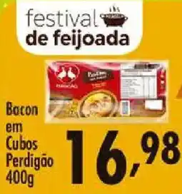 Confiança Supermercados Bacon em Cubos Perdigão oferta