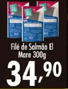 Confiança Supermercados Filé de Salmão El Mare oferta