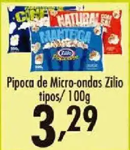 Confiança Supermercados Pipoca de Micro-ondas Zilio oferta