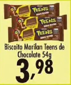 Confiança Supermercados Biscoito Marilan Teens de Chocolate oferta