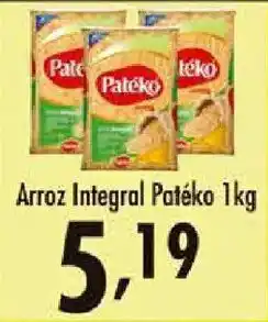 Confiança Supermercados Arroz integral patéko oferta