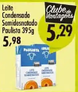 Confiança Supermercados Leite Condensado Semidesnatado Paulista oferta