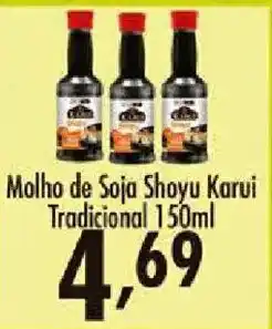 Confiança Supermercados molho de soja shoyu karui tradicional oferta