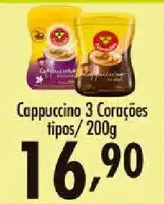 Confiança Supermercados Cappuccino 3 Corações oferta