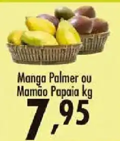 Confiança Supermercados Manga Palmer ou Mamão Papaia kg oferta