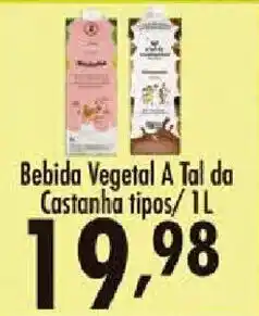 Confiança Supermercados Bebida Vegetal A Tal da Castanha tipos oferta
