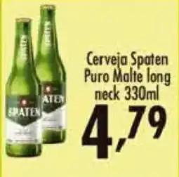 Confiança Supermercados Cerveja Spaten Puro Malte long neck oferta