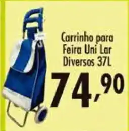 Confiança Supermercados Carrinho para Feira Uni Lar Diversos oferta