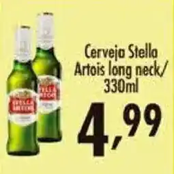 Confiança Supermercados Cerveja Stella Artois long neck oferta