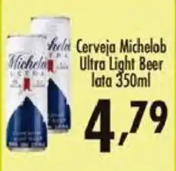 Confiança Supermercados Cerveja Michelob Ultra Light Beer oferta