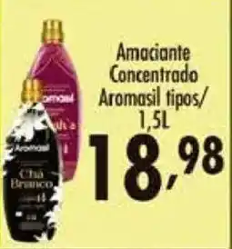 Confiança Supermercados Amaciante Concentrado Aromasil tipos oferta