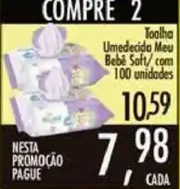 Confiança Supermercados Toalha Umedecida Meu Bebê Soft oferta