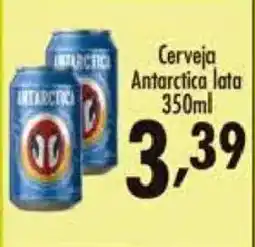 Confiança Supermercados Cerveja Antarctica lata oferta