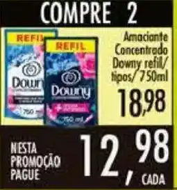 Confiança Supermercados Amaciante concentrado downy refil/ tipos oferta