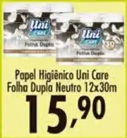 Confiança Supermercados Papel Higiênico Uni Care Folha Dupla Neutro oferta