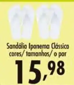 Confiança Supermercados Sandália Ipanema Clássica oferta