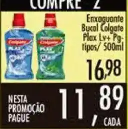 Confiança Supermercados Enxaguante Bucal Colgate Plax Lv+ Pg-tipos oferta