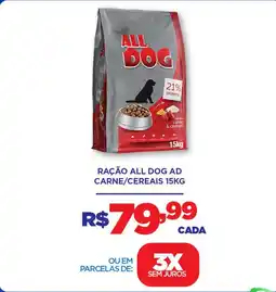 DB Supermercados Ração all dog ad carne/cereais oferta