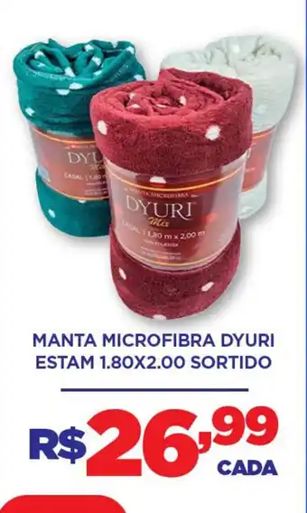 Manta microfibra dyuri
