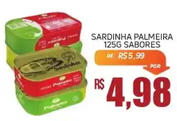 Economart Atacadista Sardinha palmeira sabores oferta