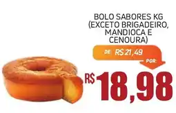 Economart Atacadista Bolo sabores kg oferta