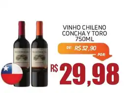 Economart Atacadista vinho chileno concha y toro oferta