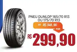 Economart Atacadista Pneu dunlop 165/70 r13 ou 175/70 r13 oferta