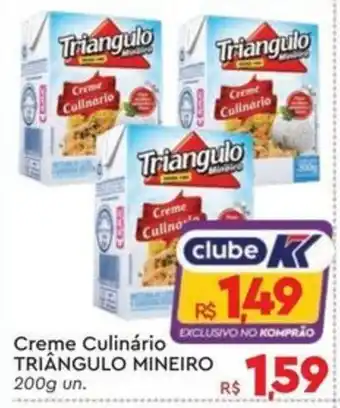 Creme culinário triângulo mineiro