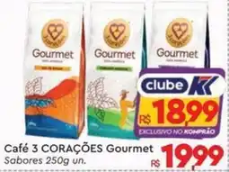 Komprao Atacadista Café 3 CORAÇÕES Gourmet oferta