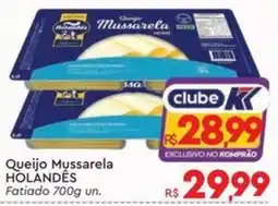 Komprao Atacadista Queijo mussarela holandês oferta