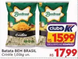 Komprao Atacadista Batata bem brasil crinkle oferta