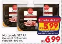 Komprao Atacadista Mortadela seara gourmet defumada oferta