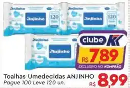 Komprao Atacadista Toalhas Umedecidas ANJINHO oferta