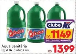Komprao Atacadista Água Sanitária QBOA oferta