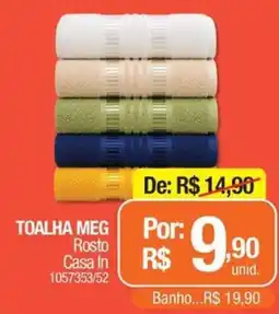 Milium Toalha meg rosto casa in oferta