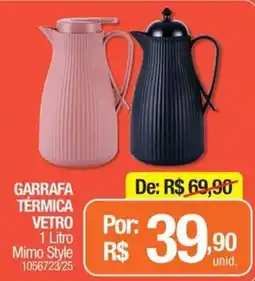 Milium Garrafa térmica vidro oferta