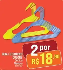 Milium Conj. 5 cabides colors oferta