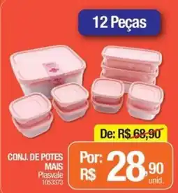 Milium Conj. de potes mais oferta