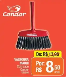 Milium Vassoura madri com cabo condor oferta