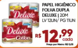 Pais e Filhos Supermercados Papel higiênico folha dupla deluxe oferta