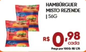 Hambúrguer misto rezende