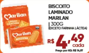 Biscoito laminado marilan